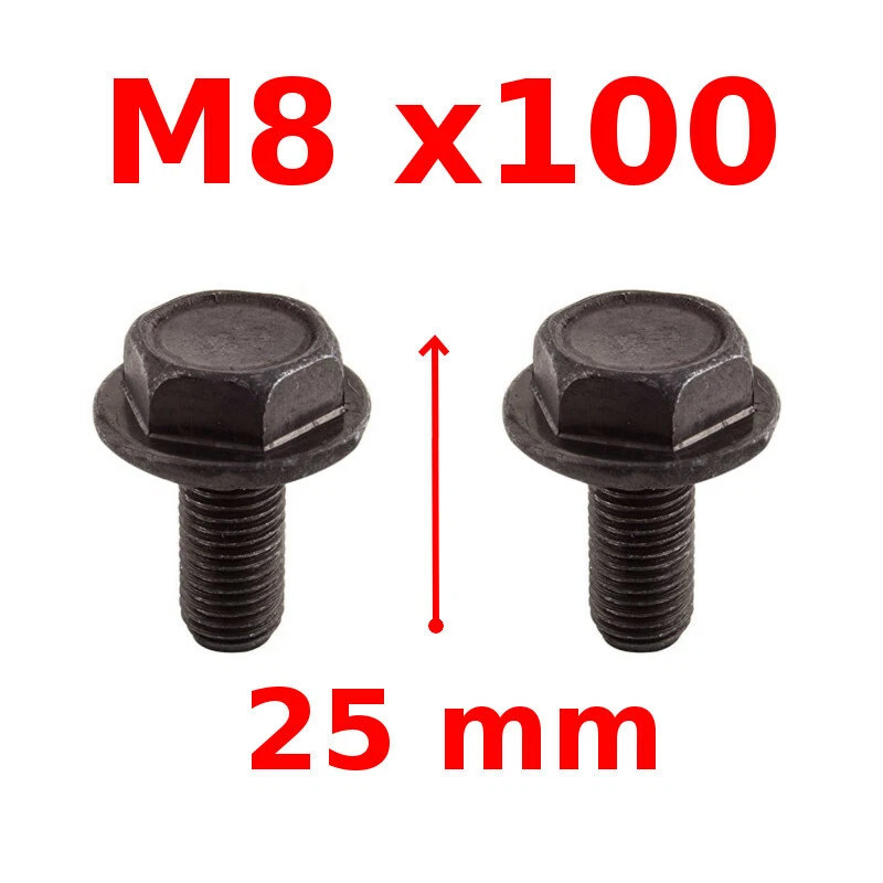 Crank arm bolts M8 for square taper bottom bracket JIS ISO bicycle vintage - Изображение 1 из 1