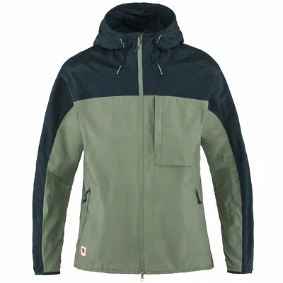 Fjällräven High Coast Herren Windjacke Outdoor-Jacke Trekkingjacke Grün-Blau