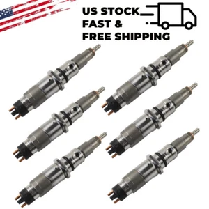 6PCS Fuel Injector 0445120059 0445120231 For Komatsu PC200-8 Hyundai HL770-7A - Bild 1 von 4