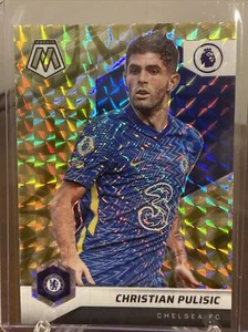 2021-22 Panini Mosaic REACTIVE GOLD PRIZM SP USA Christian Pulisic CHELSEA FC🔥 - Picture 1 of 6