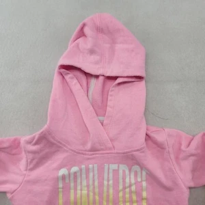 Converse Casual Long Sleeve Hooded Sweatshirt Toddler Girls Size 5S Pink - Picture 1 of 10