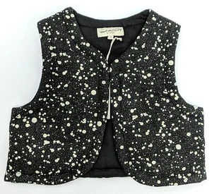 Polder Vest Trendy April Showers Galaxy Black Girl's Size 4 - Picture 1 of 4