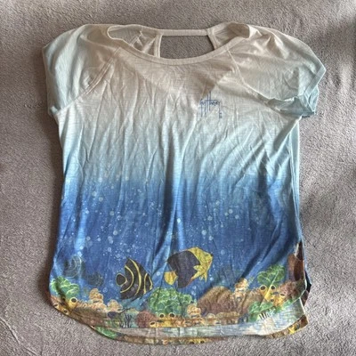 Guy Harvey women’s size XL shirt short sleeve . Tropical fish  lightweight - Image 1 of 4