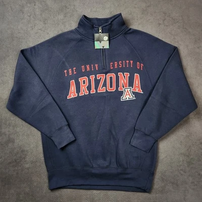 Arizona Wildcats Ouray Sweatshirt Mens Small Blue Quarter Zip Pullover NCAA - Image 1 of 4