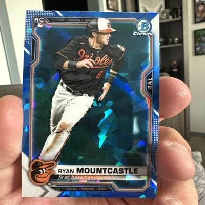 2021 Bowman Chrome Sapphire Edition - Ryan Mountcastle #64 (RC) - Image 1 of 2