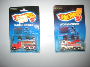 Camión cisterna Peterbilt 2 años 80 Hot Wheels Workhorses No. Grúa 2547 & Rig 3917 - Imagen 1 de 17