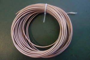 50 Ft 22 Awg 1 Conductor Shielded Teflon/ PTFE Wire - Picture 1 of 2