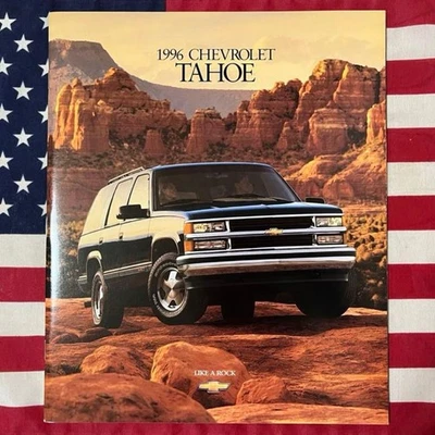 1996 Chevrolet Tahoe Catálogo Raro Colecionável Versão Inglesa Usado - Imagem 1 de 4