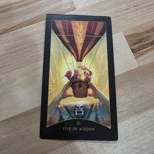 FIVE of WISDOM~Dungeons And Dragons SINGLE Tarot Card - Picture 1 of 3