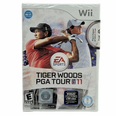 Tiger Woods PGA Tour 11 (Nintendo Wii, 2010) Brand New Factory Sealed Game - Image 1 of 4