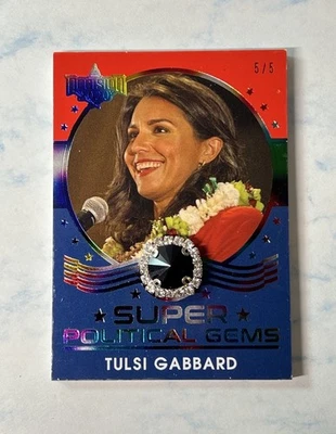 2024 Decision Rainbow Update Tulsi Gabbard Super Political Gems 5/5-PG-60 - Image 1 of 2
