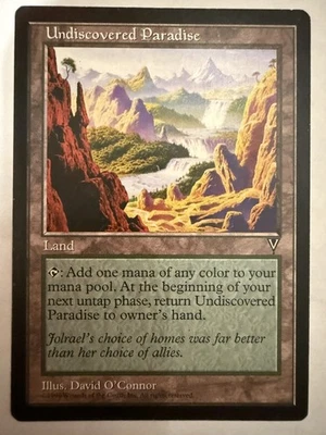 MTG: Undiscovered  Paradise Card Regular Visions Magic the Gathering  - Image 1 of 2