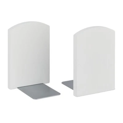 Buchstütze Bücherhalter Bücherstopper Buchtrenner 400 g 2 Stück Buchhalter - Bild 1 von 4