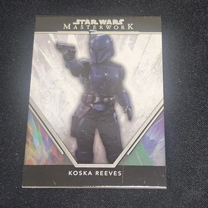 2024 TOPPS STAR WARS MASTERWORK KOSKA REEVES BASE ES1 5 - Picture 1 of 2