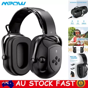 Mpow Electronic Bluetooth Ear muffs Hearing Protection Noise Reduction Defender - Picture 1 of 8