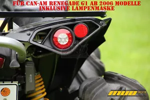 MUD WORX Luci Posteriori LED/Indicatori di direzione/Luci Posteriori, CAN AM Renegade G1 KIT CON MASCHERE - Foto 1 di 12
