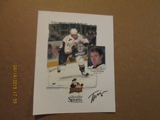 AHL Peoria Rivermen 2005-06 Autographed #21 Troy Riddle Journal Star Poster