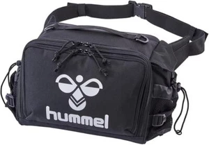 HUMMEL Shoulder Bag Team Trainer Bag with Rain Cover Black 90 Synthetic Fiber - Picture 1 of 5