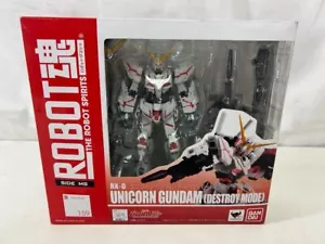BANDAI ROBOT SPIRITS Side MS RX-0 UNICORN GUNDAM DESTROY MODE Action Figure Used - Picture 1 of 3