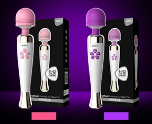 LETEN AV Magic wand Vibrators Massager G spot Dildo vibrator Multi speed USB ch - Picture 1 of 25
