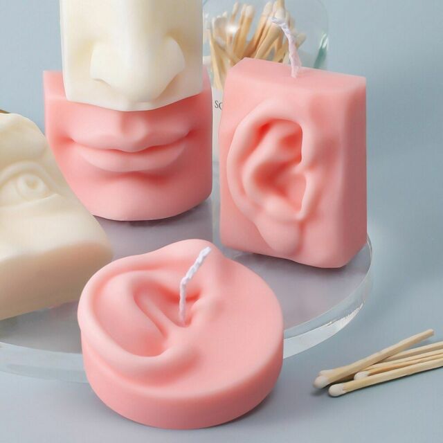 Candle Mold Funny Penis Silicone Soap Making Mould DIY Scented Wax Candles  