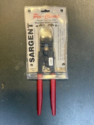 Sargent 3/8"-1" PEX Abrazadera 2 Manijas Pinza Herramienta de Trinquete 14100069 (9252SCP) Foto 1 de 2