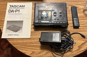 Tascam DA-P1 DAT recorder/player w/ power, manual WORKING READ - Picture 1 of 15
