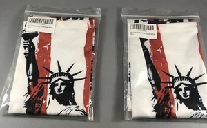 Statue of Liberty breathable bandanna Neck Gator Lot Of 2 D6.2 - Picture 1 of 4