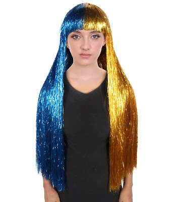 Adult Women's Long Tinsel Wig Collection,Party Ready Fancy Cosplay Wig, HW-1669A - Image 1 of 4