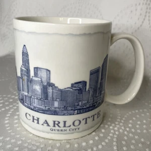 Starbucks 18 fl oz Kaffeebecher Charlotte Queen City 2008 - Bild 1 von 6