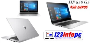 HP EliteBook 850 G5 15" Core i5 2.6 GHz - SSD 256 Go - 8 Go AZERTY - Français - Photo 1/4