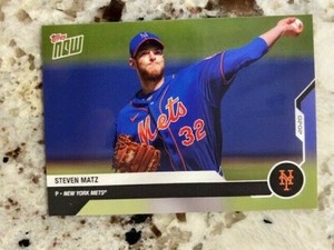 2020 TOPPS NOW ROAD TO OPENING DAY RTOD CARD NEW YORK METS STEVEN MATZ