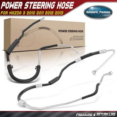2x Conjunto de línea de presión de retorno de dirección asistida para Mazda 3 2010 2011 2012 2013 Foto 1 de 4