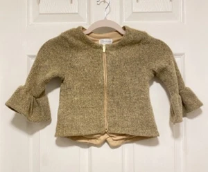 Bonnie Jean Girls 6X Cardigan Sweater Tea NEW - Picture 1 of 3
