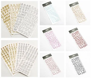 15 mm Buchstabe oder Zahl Glitzer Diamant Aufkleber Scrapbooking Handwerk Ankleben - Bild 1 von 31