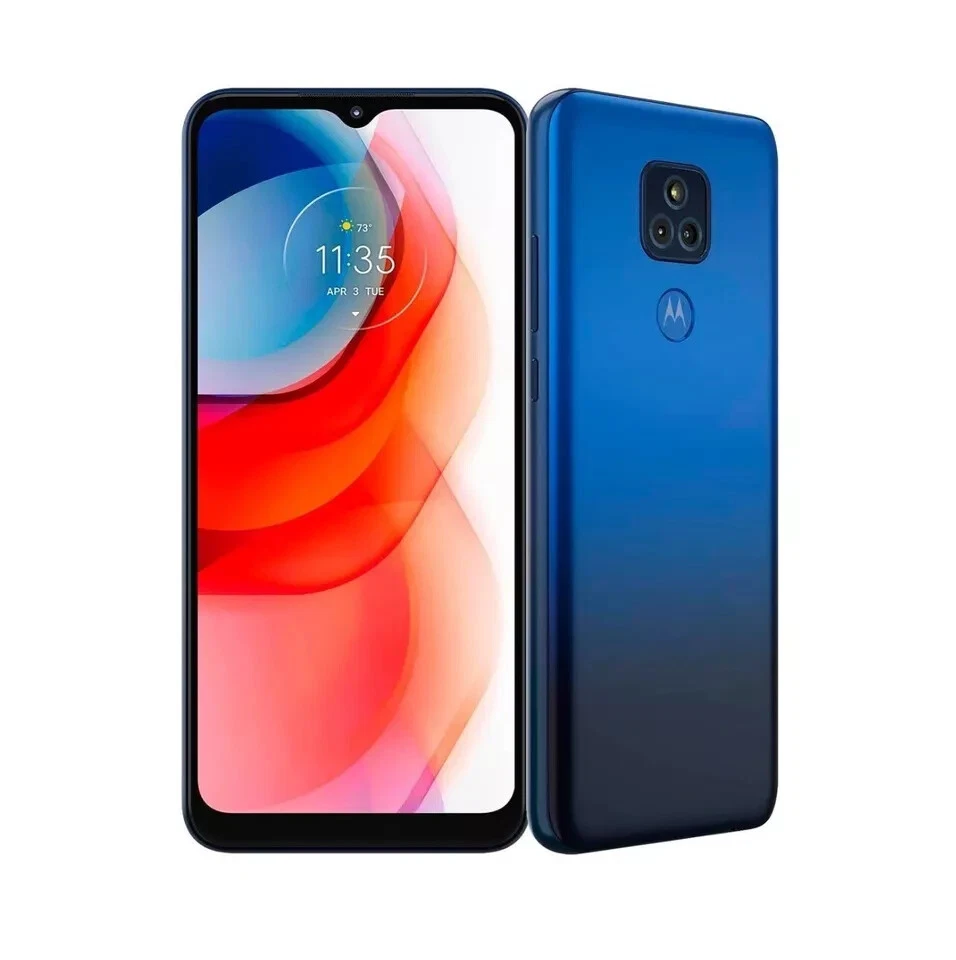 VERIZON UNLOCKED - Motorola Moto G Play (2021) Misty Blue 32GB - Good Condition - Image 1 of 3