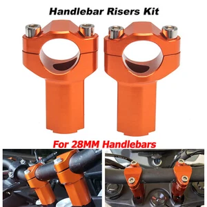 28mm(1 1/8") Handlebar Risers For KTM 530 EXC 450 SX-F XC-W 690 Enduro 790 1190 - Picture 1 of 13