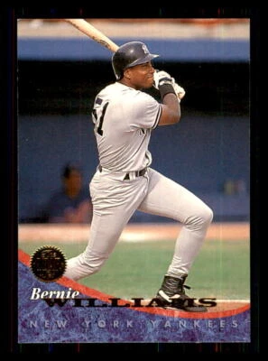 1994 BASEBALL 1994 Leaf Bernie Williams New York Yankees #4 1 - Image 1 of 2