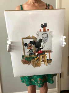 Charles Boyer "Self Portrait" Print - Mickey & Walt Disney Parks - Picture 1 of 8