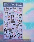 Kuromi - Sanrio Hello Kitty - Official Japanese Gold Boarder Sticker Sheet - NEW