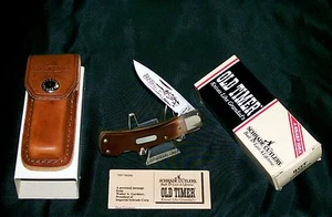 Schrade 5OT Lockback Knife Ducks Unlimited Inscribed 1980's W/Packaging,Papers - Picture 1 of 12