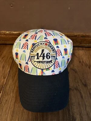 Sombrero 146th Kentucky Derby Churchill Downs correa trasera 47 nuevo sin etiquetas 2020  Foto 1 de 4