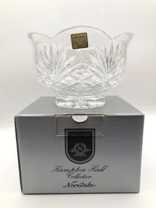 Vintage Noritake Hampton Hall Lead Crystal 6” Potpourri Centerpiece Bowl Germany - Picture 1 of 16