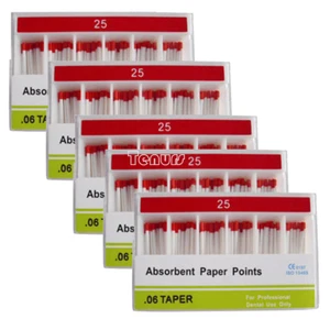 5Box Dental Absorbent Paper Points GP0.06#25 - Picture 1 of 5