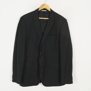 HUGO BOSS THE RIDER Men Blazer Jacket Size 2XL IT54 UK44 Black Wool - Picture 1 of 13