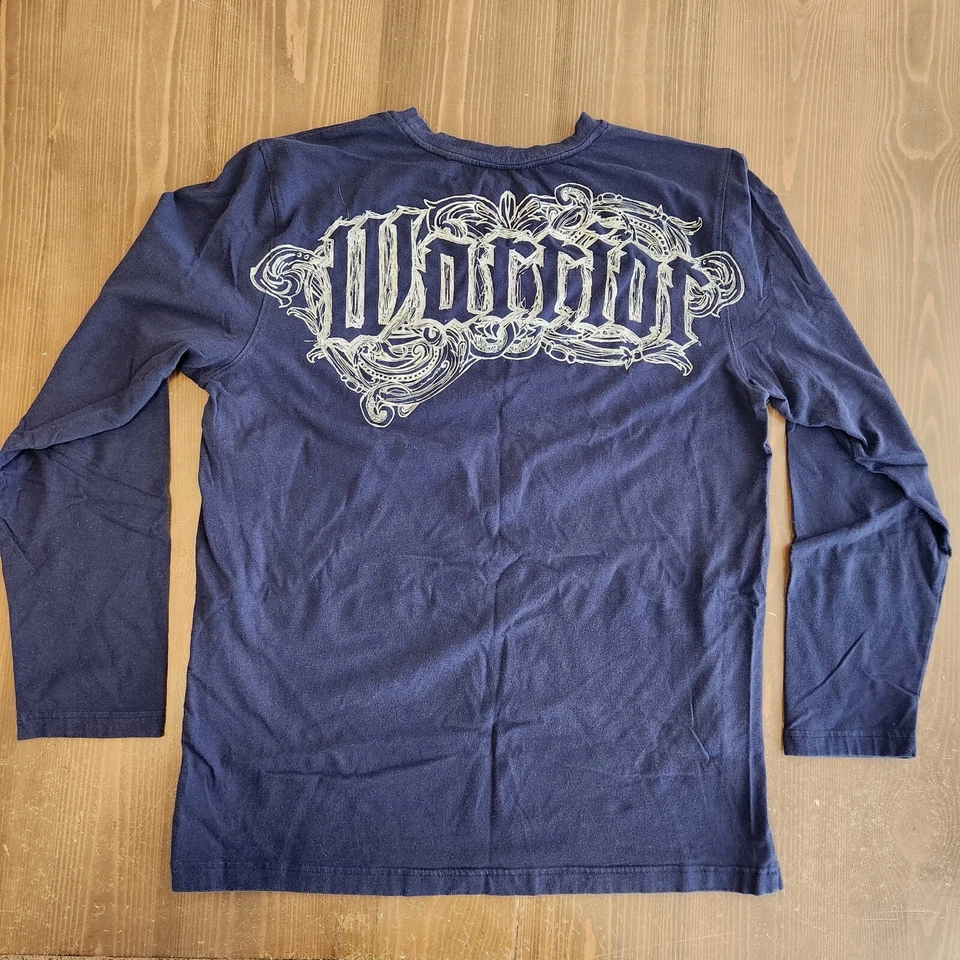 Camiseta RARA Guerrero Ropa Deportiva Atletismo Azul Marino Entrenamiento Manga Larga Talla XL Foto 1 de 4