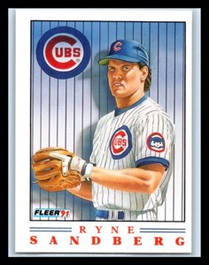 1991 Fleer #3 Ryne Sandberg Pro-Visions Factory