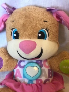 Fisher Price Laugh & Learn Smart Stages Plush Interactive Puppy Toy - Girl - Picture 1 of 5