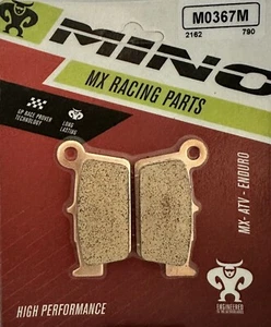 Sintered Yamaha, Kawasaki Rear pads: YZ250F/450F 21-25, KX250F 04-24/450 06-23 - Picture 1 of 3