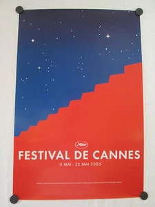 CANNES FILM FESTIVAL 2005 ORIGINAL OFFICIAL POSTER 32" X 24" MINT - Picture 1 of 1